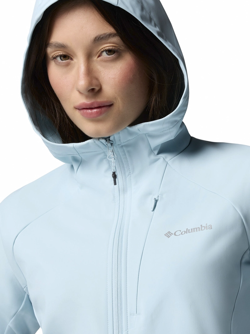 SOFTSHELL MUJER TRAILBORNE SOFTSHELL CELESTE COLUMBIA - 5