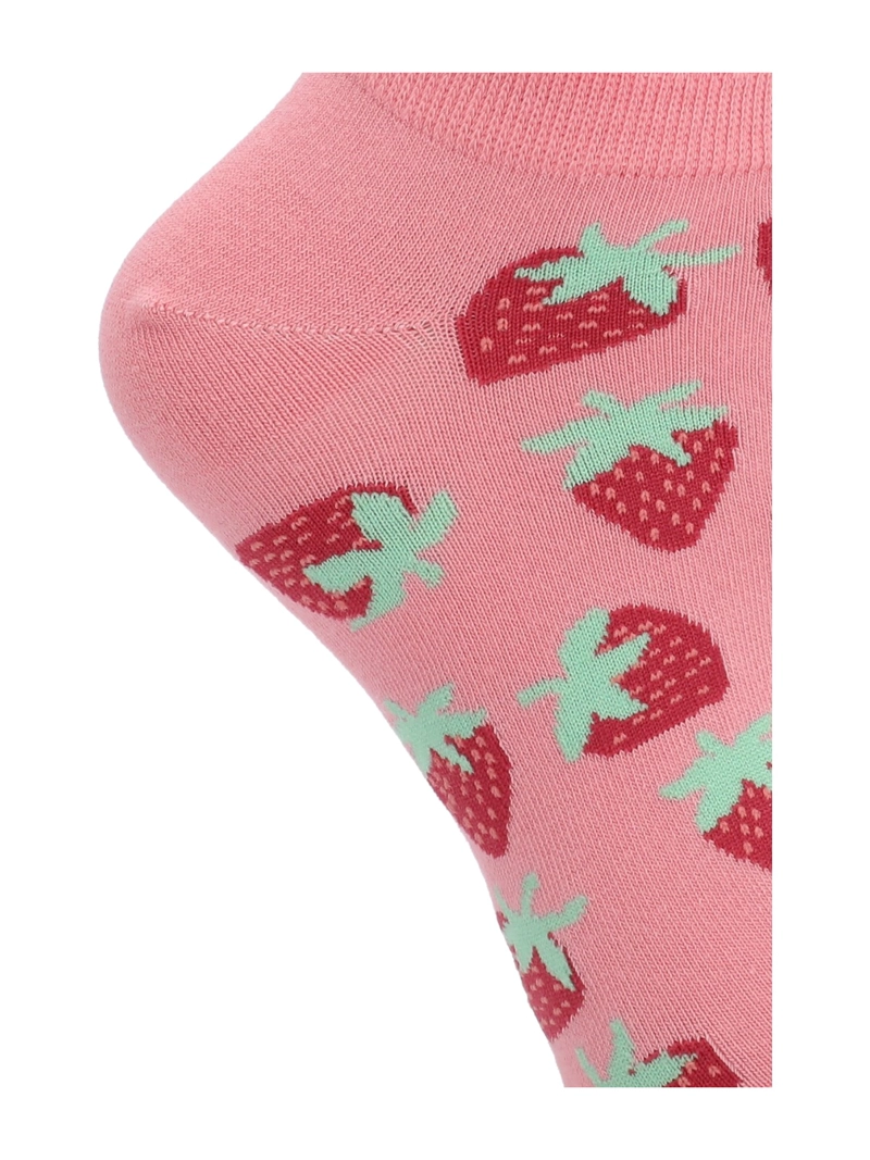 CALCETIN MUJER PED STRAWBERRY ROSADO AZALEIA - 2