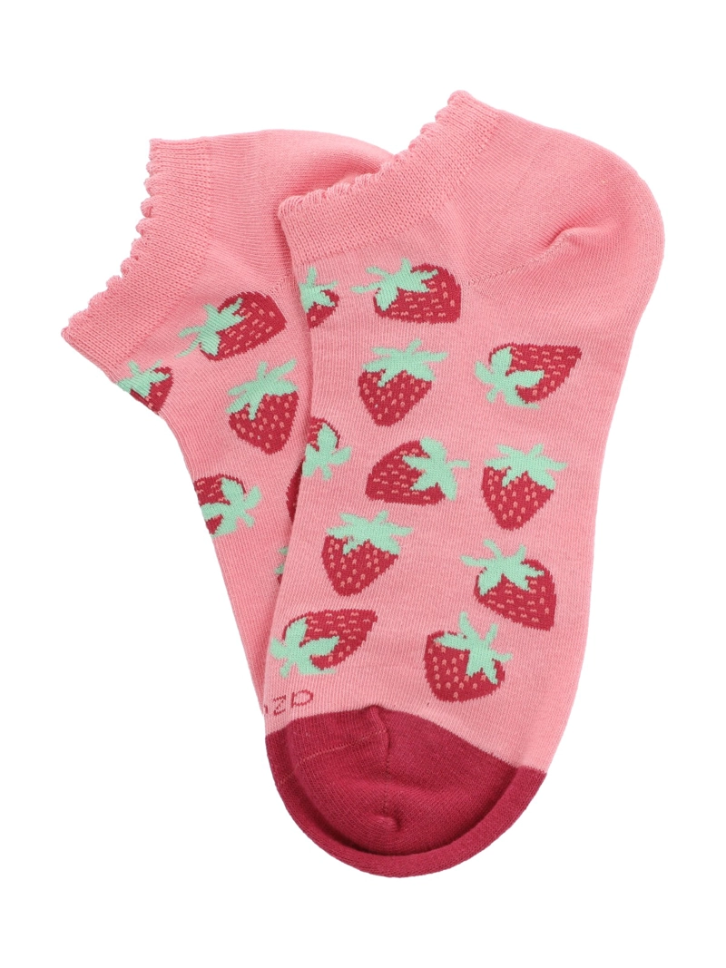 CALCETIN MUJER PED STRAWBERRY ROSADO AZALEIA - 3