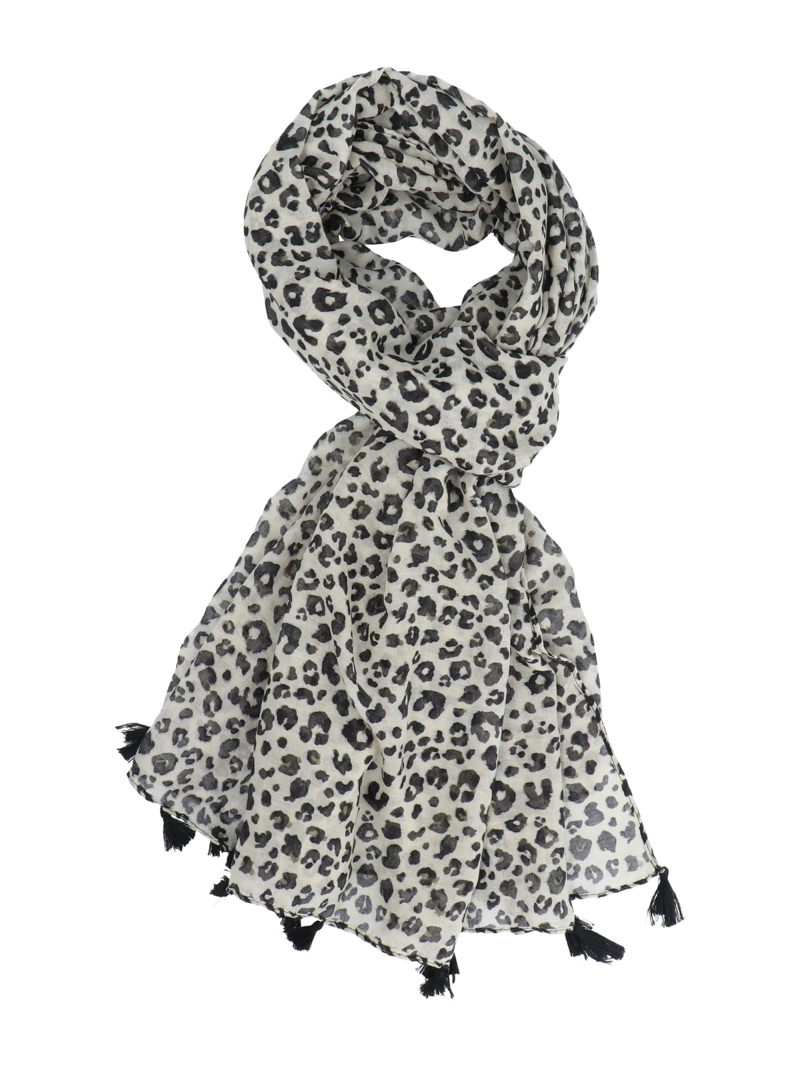 PAÑUELO MUJER CHEETAH SCARF NEGRO AZALEIA - 1