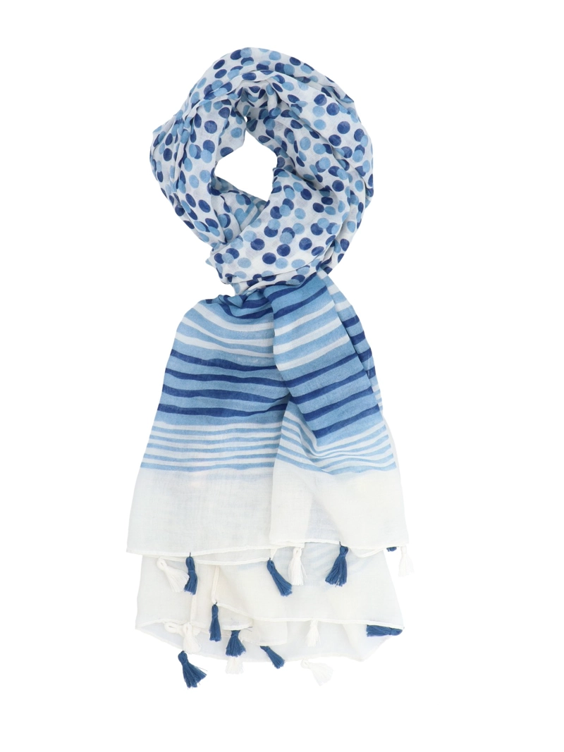 PAÑUELO MUJER DOT SCARF AZUL AZALEIA - 1