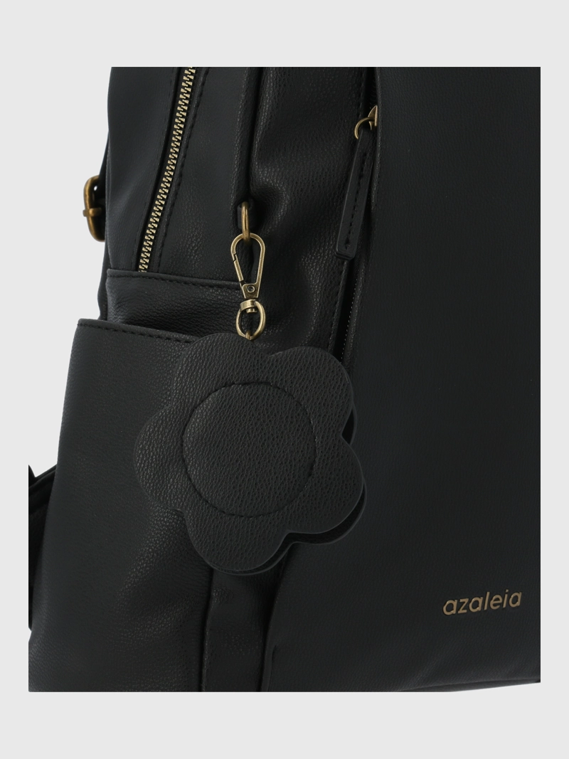 MOCHILA MUJER HILA BACKPACK NEGRO AZALEIA - 5