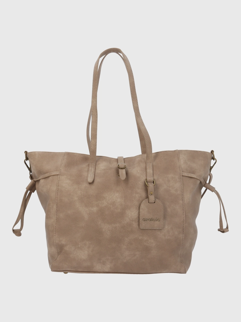 CARTERA MUJER JUSTINA TOTE TAUPE AZALEIA - 1