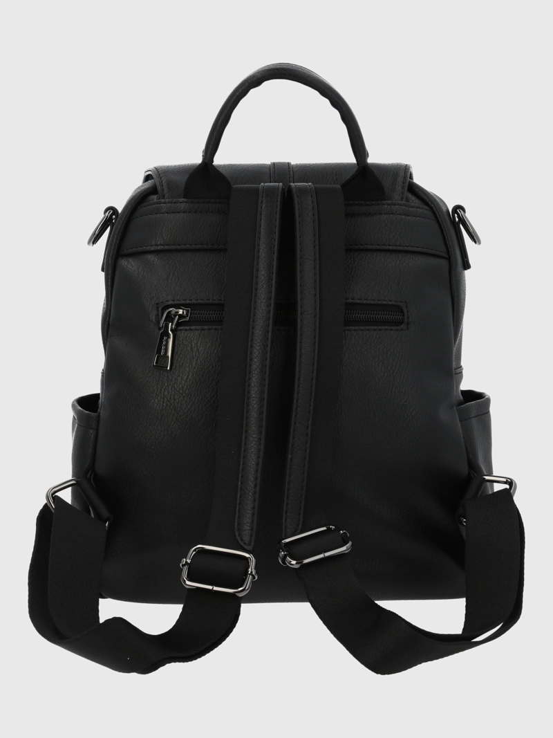 MOCHILA MUJER JUSTINA BACK NEGRO AZALEIA - 3