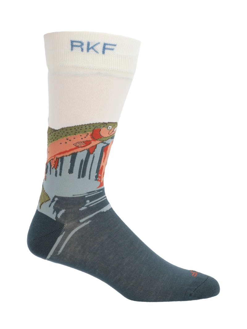 Calcetín Bambú Hombre Diff Trout Multicolor Rockford - 2