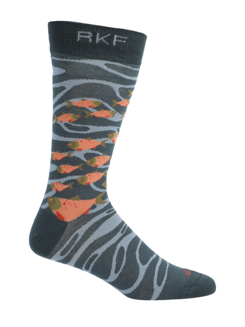 Calcetín Bambú Hombre Diff Trout Multicolor Rockford - 3