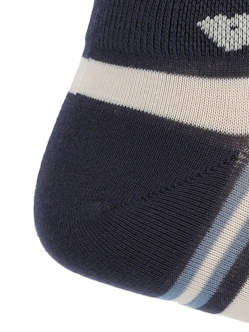 Calcetín Bambú Hombre Ped Stripes Azul Rockford - 2