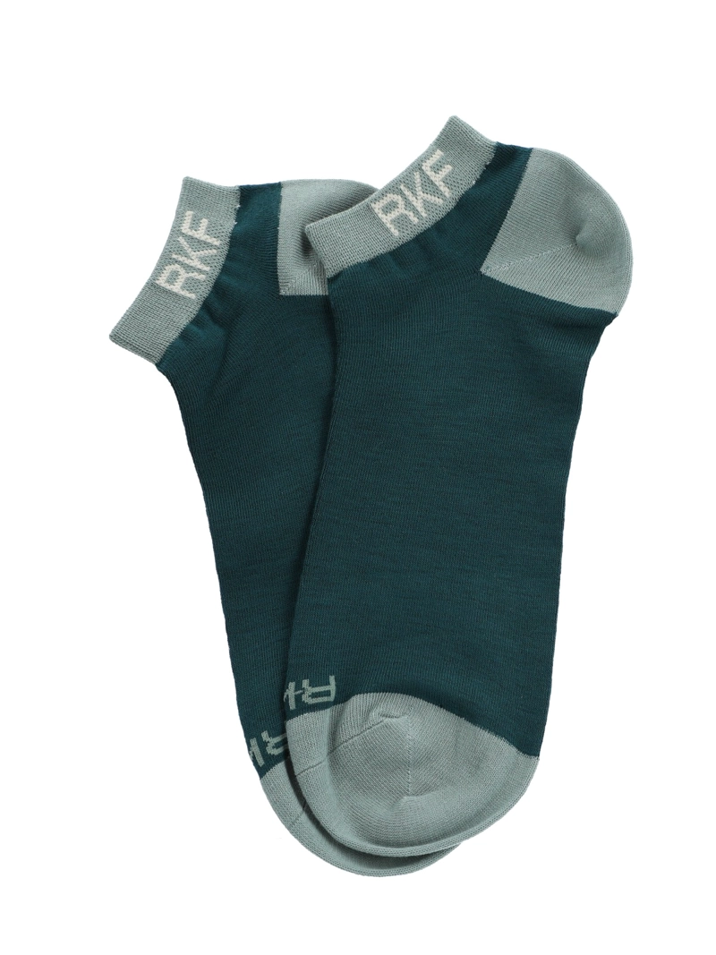 Calcetín Bambú Hombre Ped Solid Turquesa Rockford - 3