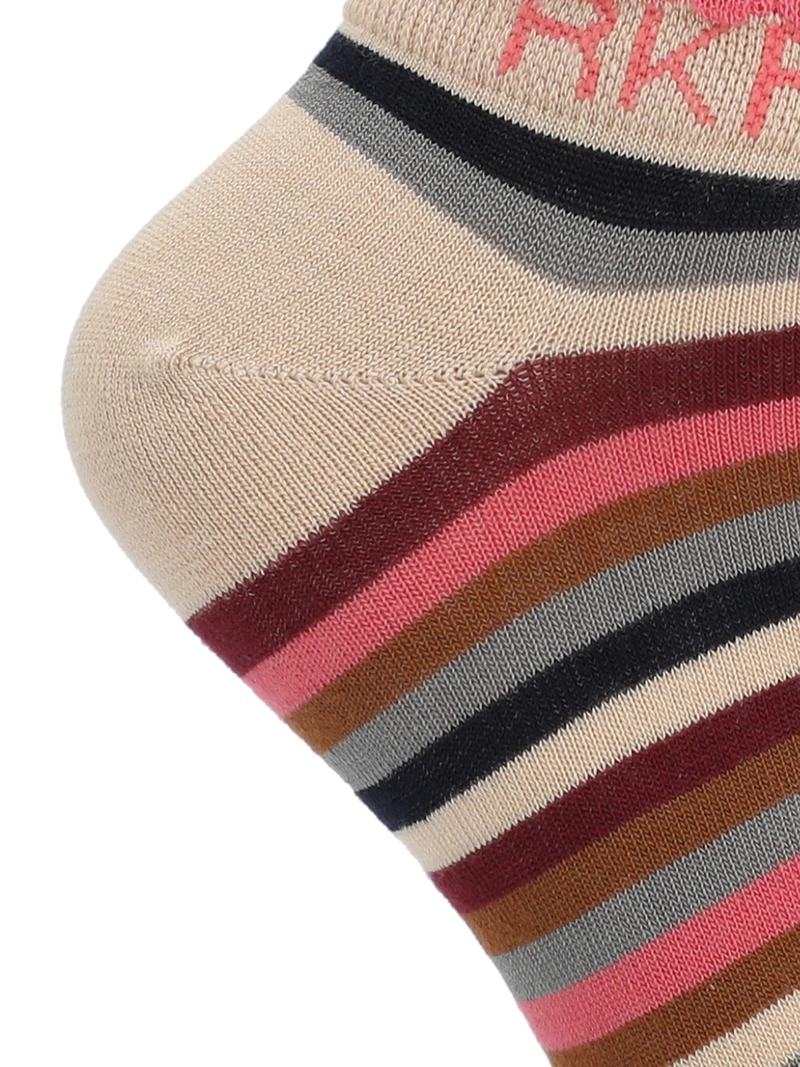 Calcetín Bambú Mujer Ped St Stripe Beige Rockford - 2