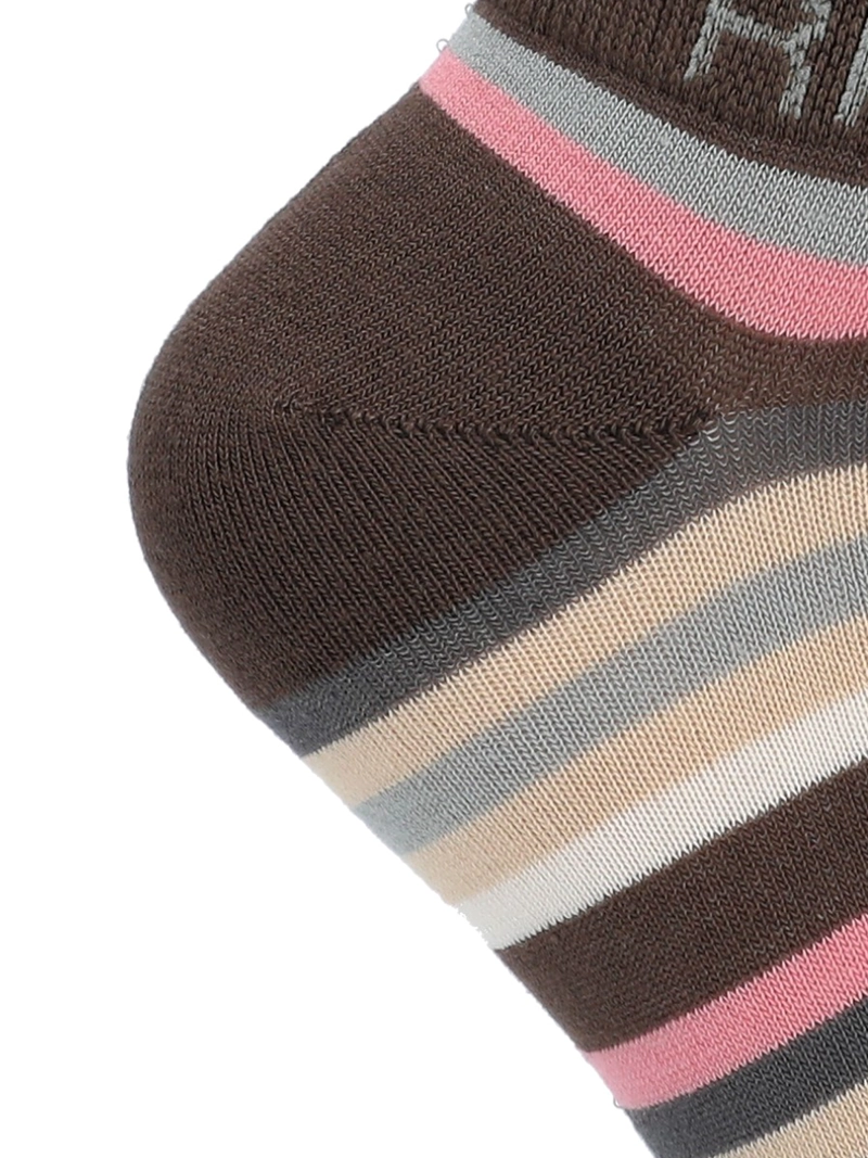 Calcetín Bambú Mujer Ped St Stripe Gris Rockford - 2