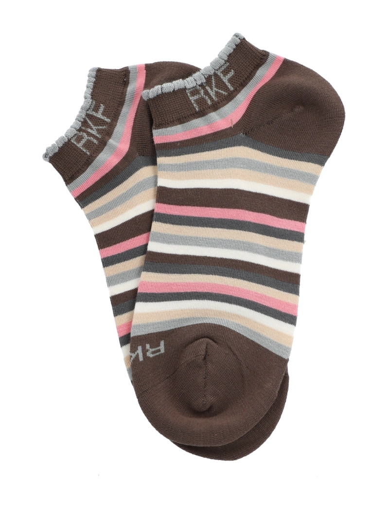 Calcetín Bambú Mujer Ped St Stripe Gris Rockford - 3