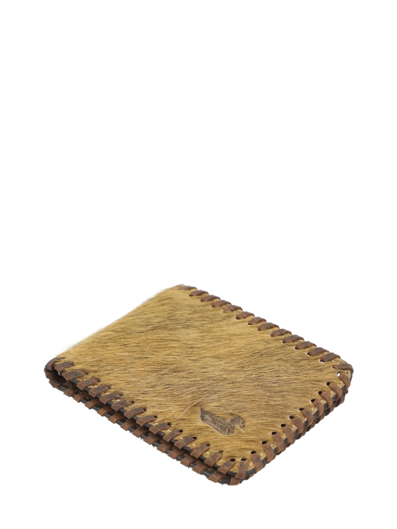 BILLETERA CUERO MUJER SZ HAIR BIFOLD CAFE  ROCKFORD - 2