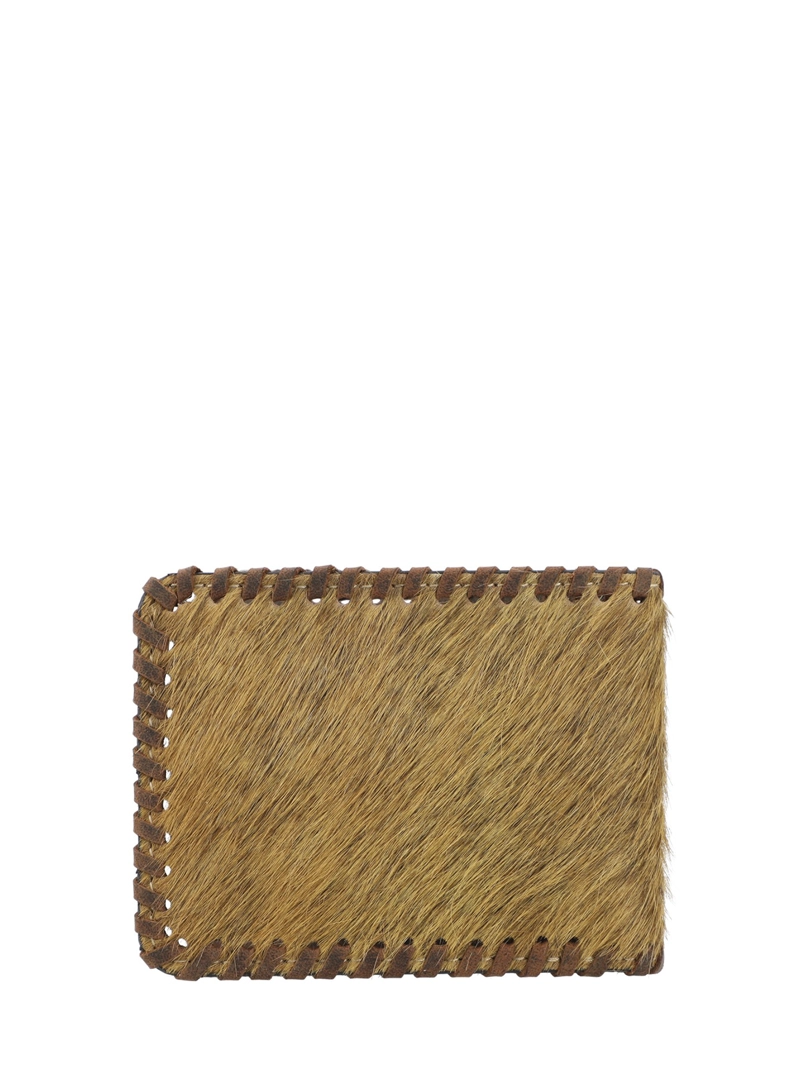 BILLETERA CUERO MUJER SZ HAIR BIFOLD CAFE  ROCKFORD - 4
