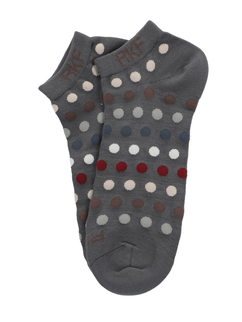 Calcetín Bambú Hombre Ped Dots Gris Rockford - 3