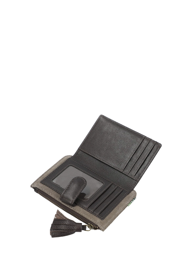 BILLETERA CUERO MUJER SZ SHAW BIFOLD GRIS ROCKFORD - 4