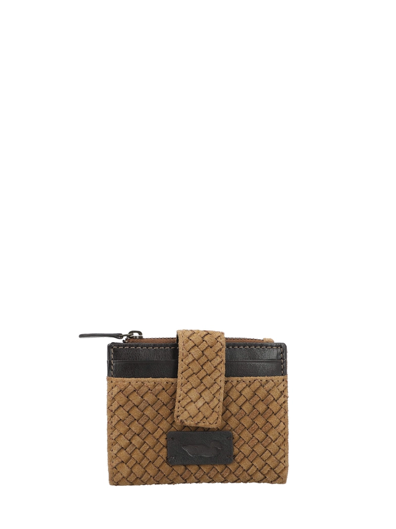 BILLETERA CUERO MUJER SZ BRAID BIFOLD TAN ROCKFORD - 1