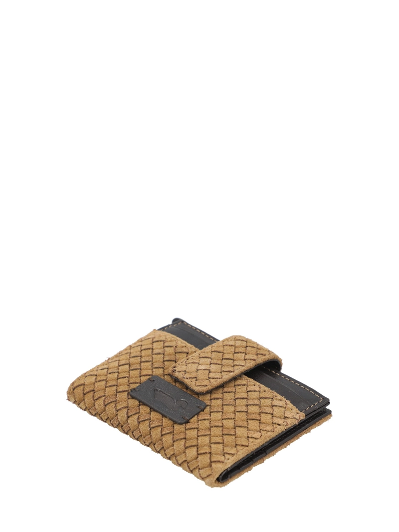 BILLETERA CUERO MUJER SZ BRAID BIFOLD TAN ROCKFORD - 2