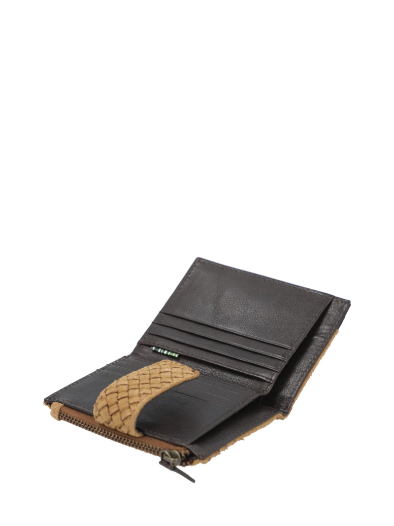 BILLETERA CUERO MUJER SZ BRAID BIFOLD TAN ROCKFORD - 3