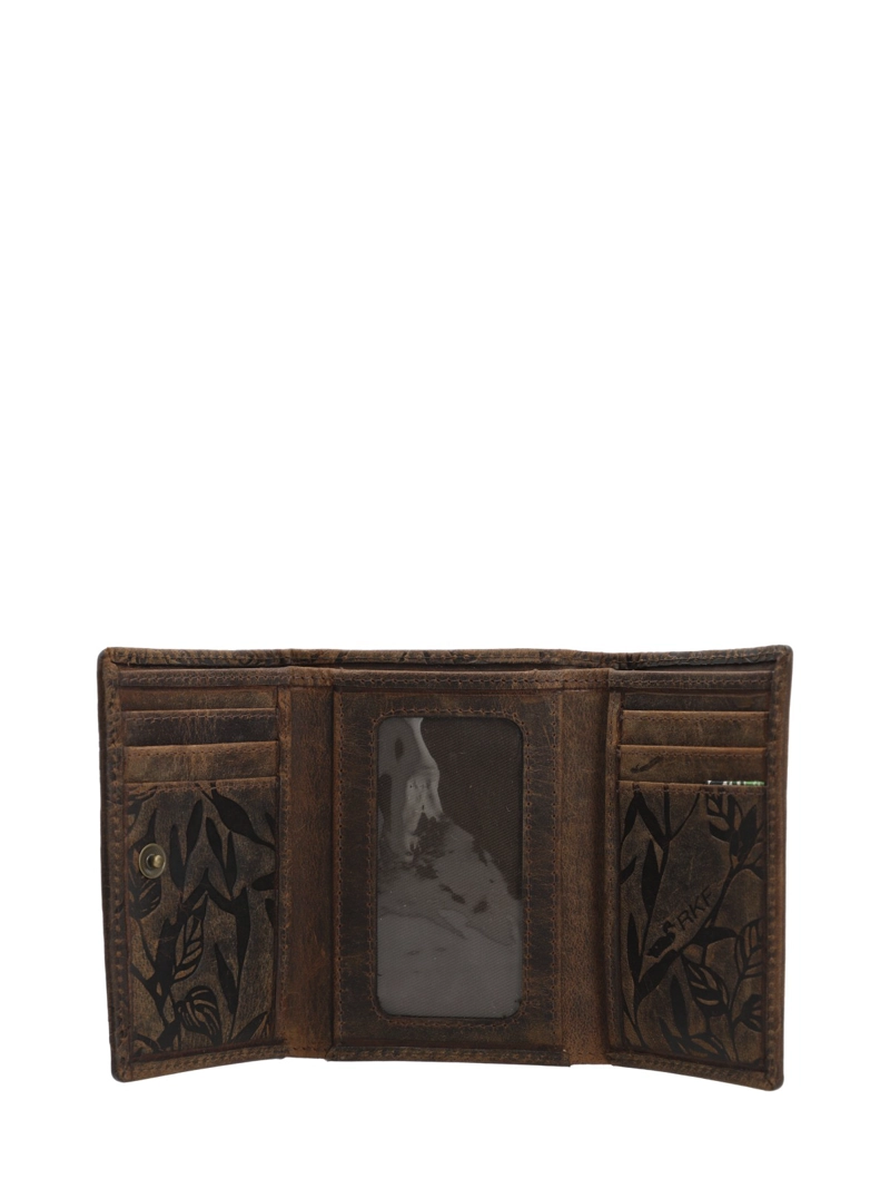 BILLETERA CUERO MUJER OH LEAVES TRIFOLD CAFE  ROCKFORD - 2