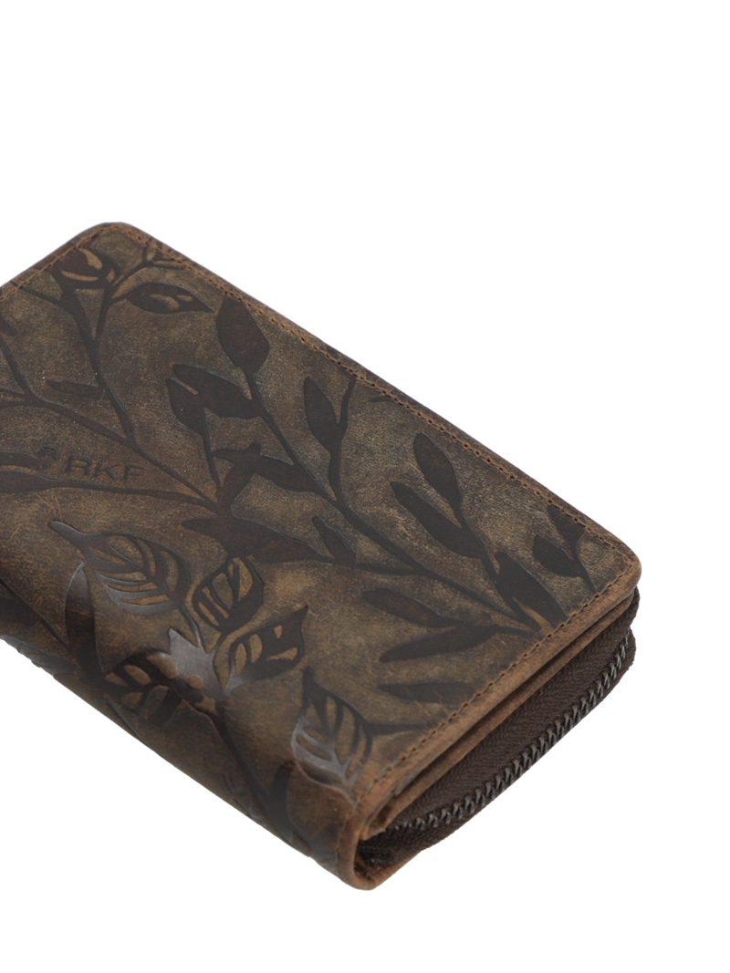BILLETERA CUERO MUJER OH LEAVES WALLET CAFE  ROCKFORD - 2