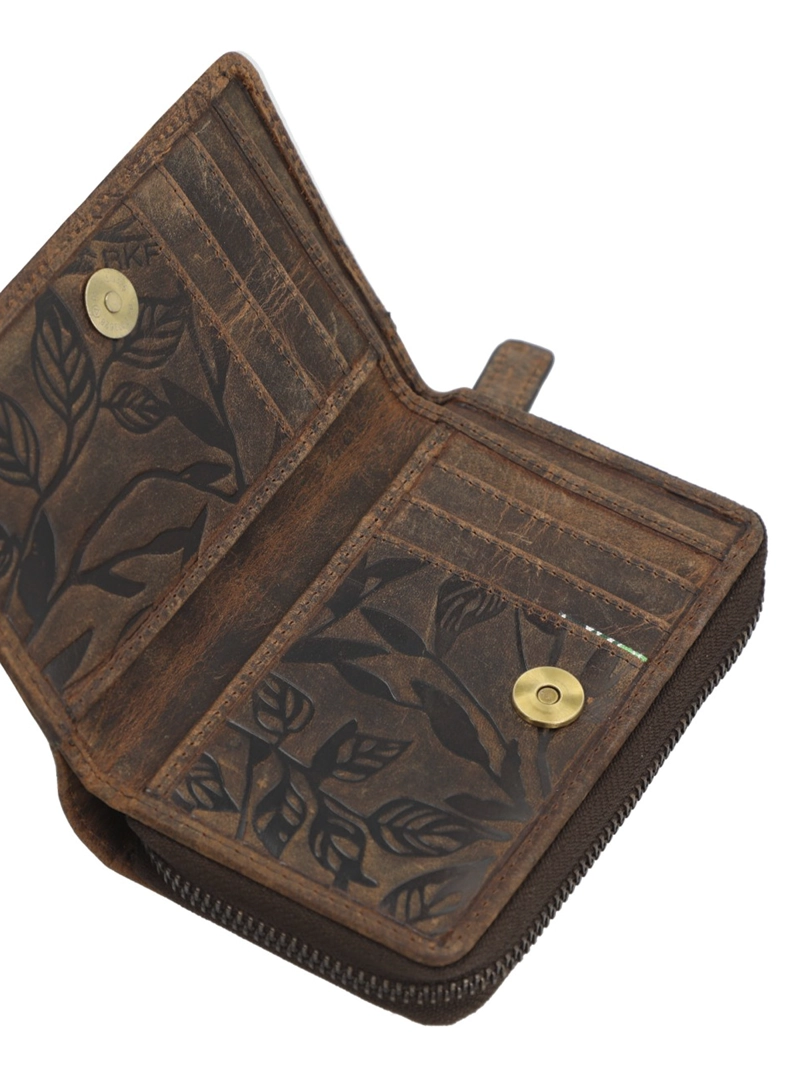 BILLETERA CUERO MUJER OH LEAVES WALLET CAFE  ROCKFORD - 3