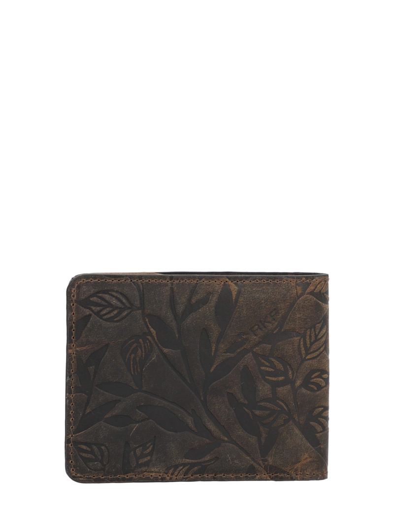 BILLETERA CUERO MUJER OH LEAVES BIFOLD CAFE  ROCKFORD - 5