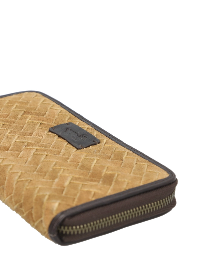 BILLETERA CUERO MUJER SZ BRAID ZIP TAN ROCKFORD - 2