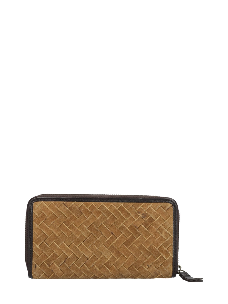 BILLETERA CUERO MUJER SZ BRAID ZIP TAN ROCKFORD - 4