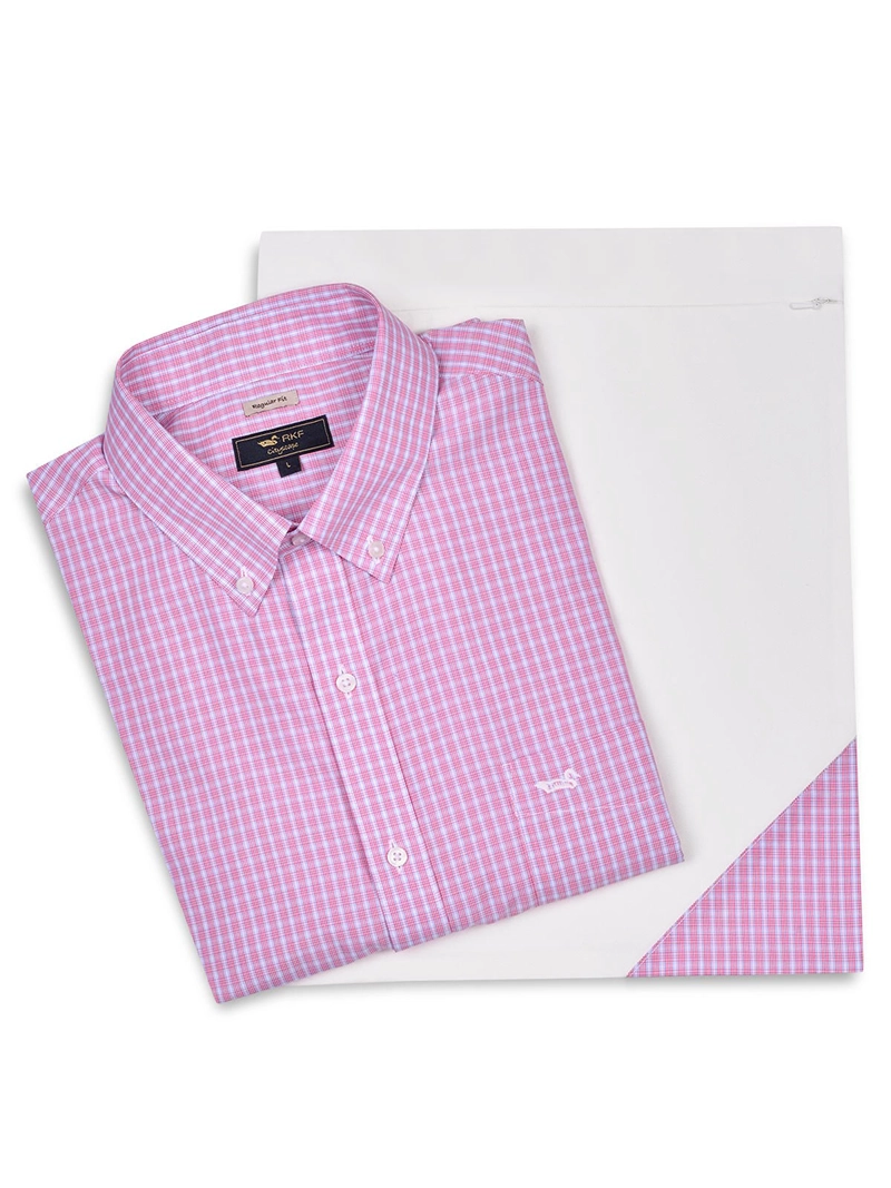 Camisa Cuello Button-Down Hombre Wf Pb Rojo Rockford - 6