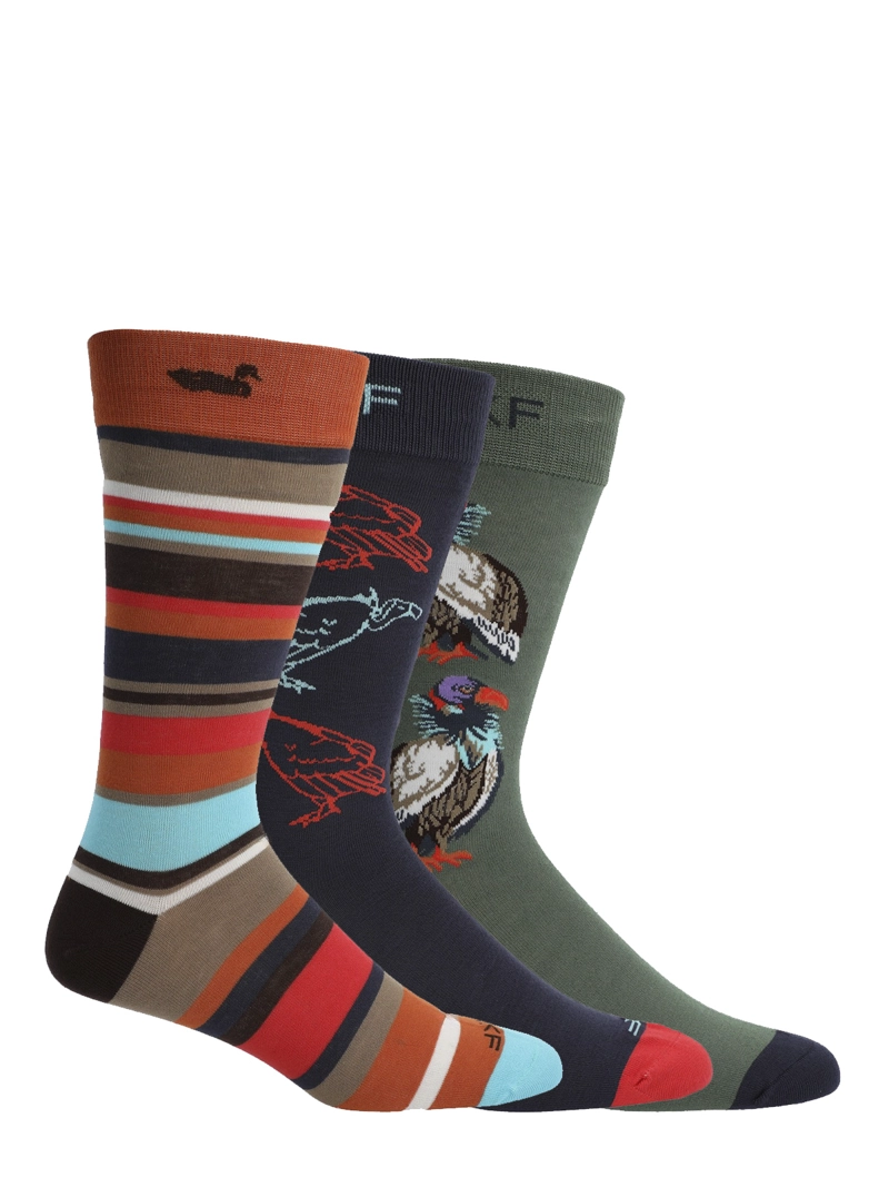 Calcetín Bambú Hombre Pack Gift Bui Azul Oscur Rockford - 4