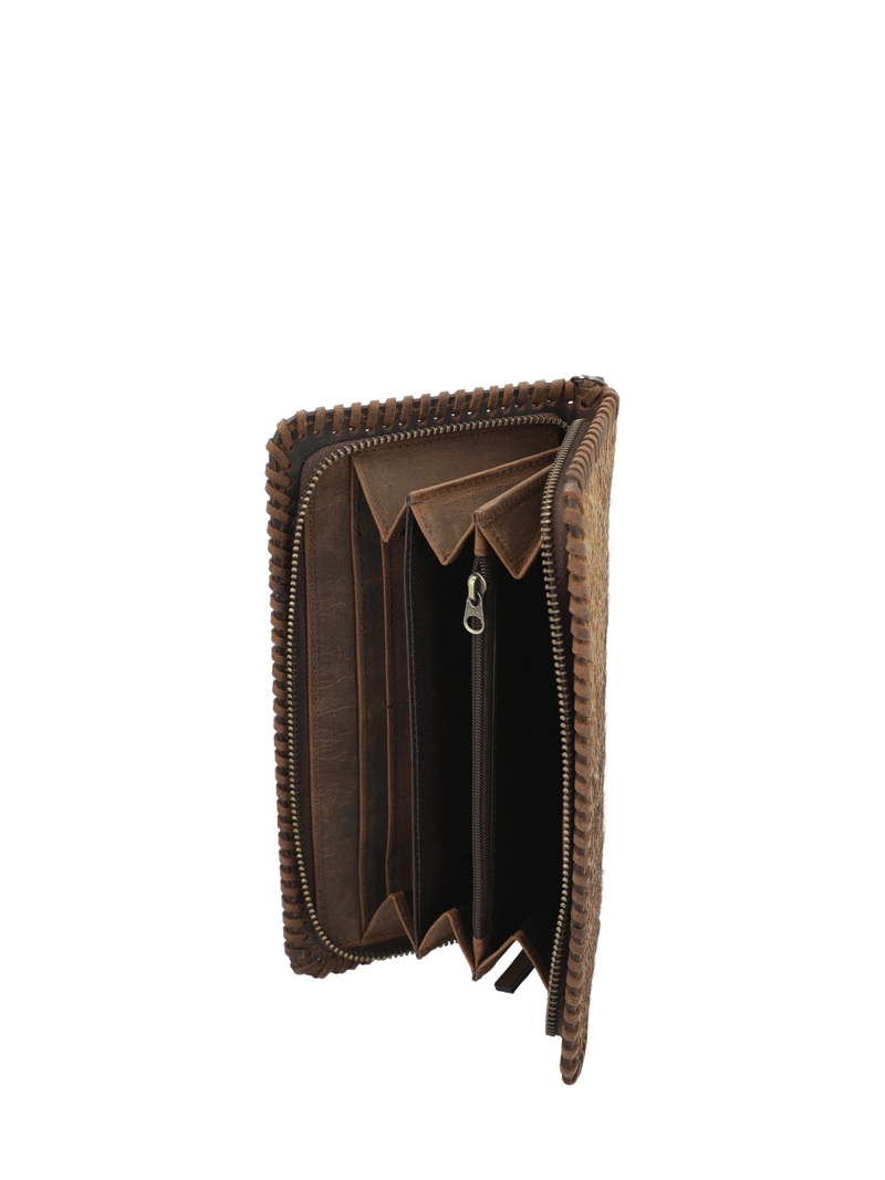 BILLETERA CUERO MUJER SZ HAIR ZIPAROUND CAFE  ROCKFORD - 3