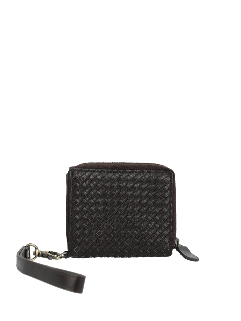 BILLETERA CUERO MUJER SZ BRAID FLAP CAFE  ROCKFORD - 4