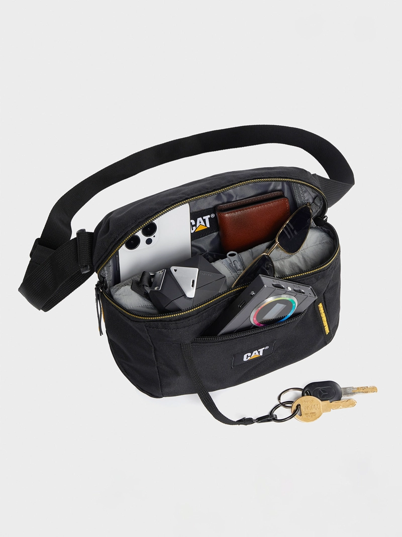 BOLSO TABLA UNISEX NEVADA SHOULDER BAG NEGRO CAT - 5