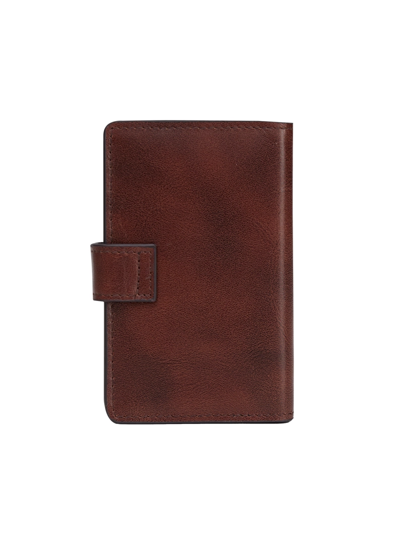 BILLETERA CUERO UNISEX DUBAI LEATHER WALLET CAFE  OSCURO CAT - 2