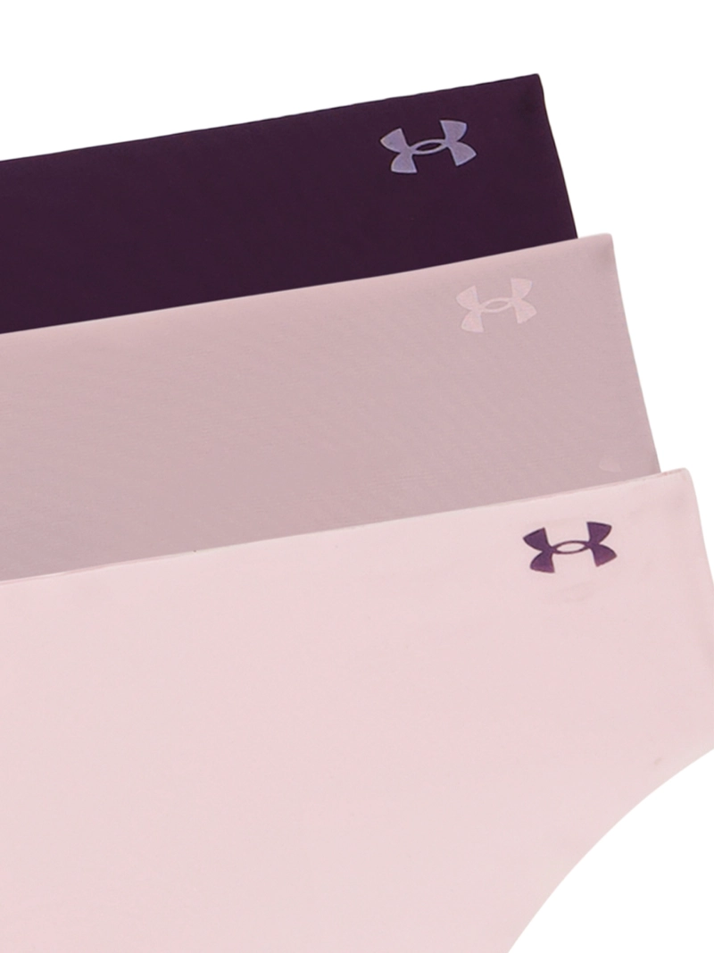 CALZON PURE STRETCH NO-SHOW TANGA ROSADA MUJER UNDER ARMOUR - 3