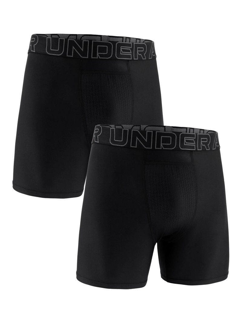 BOXER PERFORMANCE TECH MESH 6' NEGRO HOMBRE UNDER ARMOUR - 1