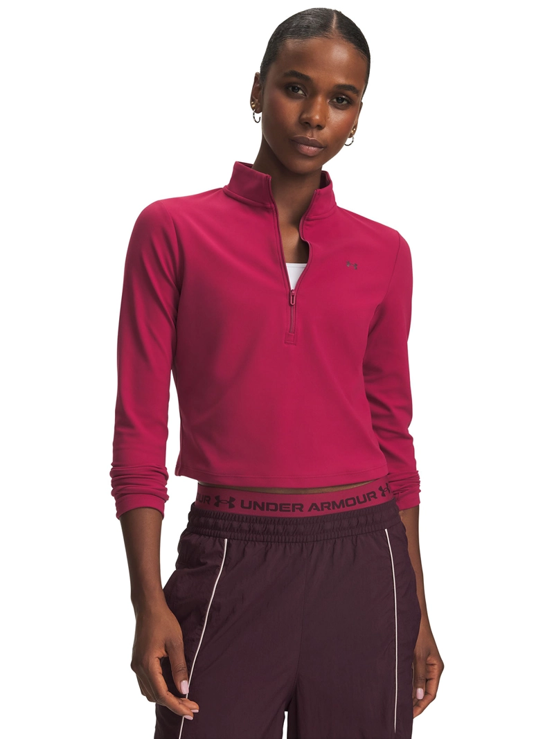 POLERON MOTION ½ ZIP ROJA MUJER UNDER ARMOUR - 1