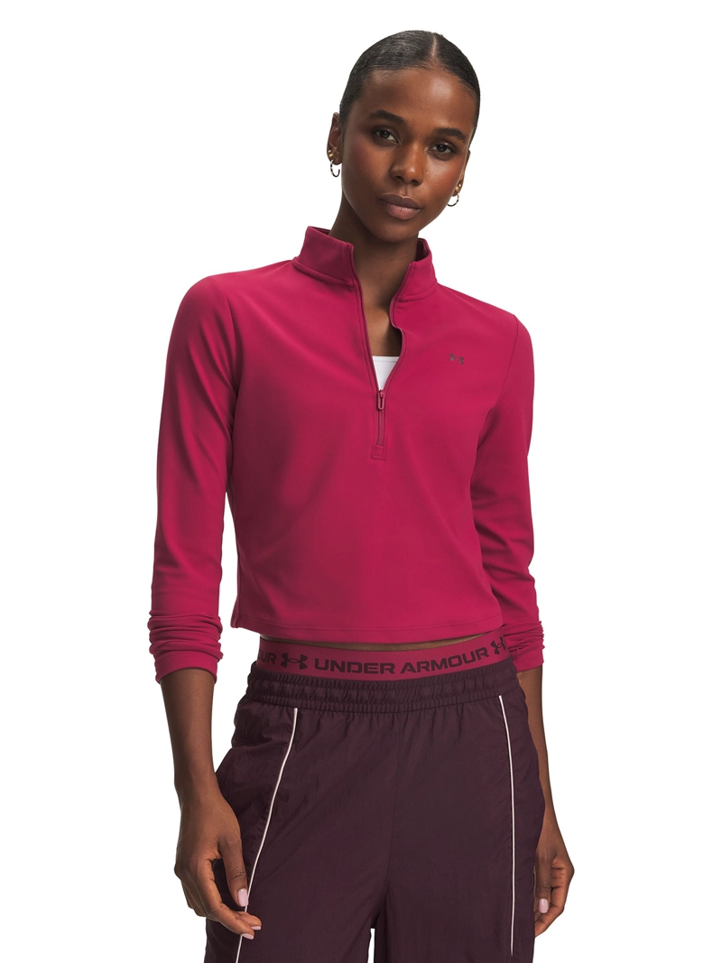 POLERON MOTION ½ ZIP ROJA MUJER UNDER ARMOUR - 1