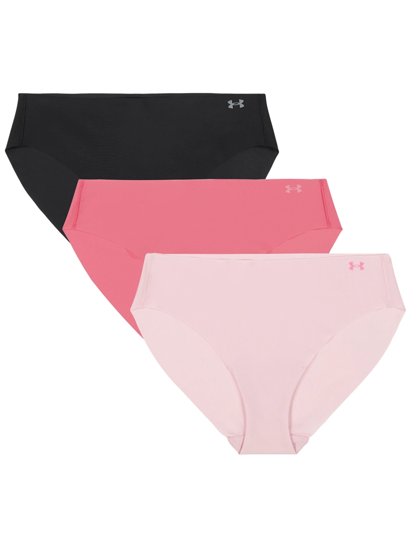 CALZON PURE STRETCH NO-SHOW BIKINI ROSADA MUJER UNDER ARMOUR - 1