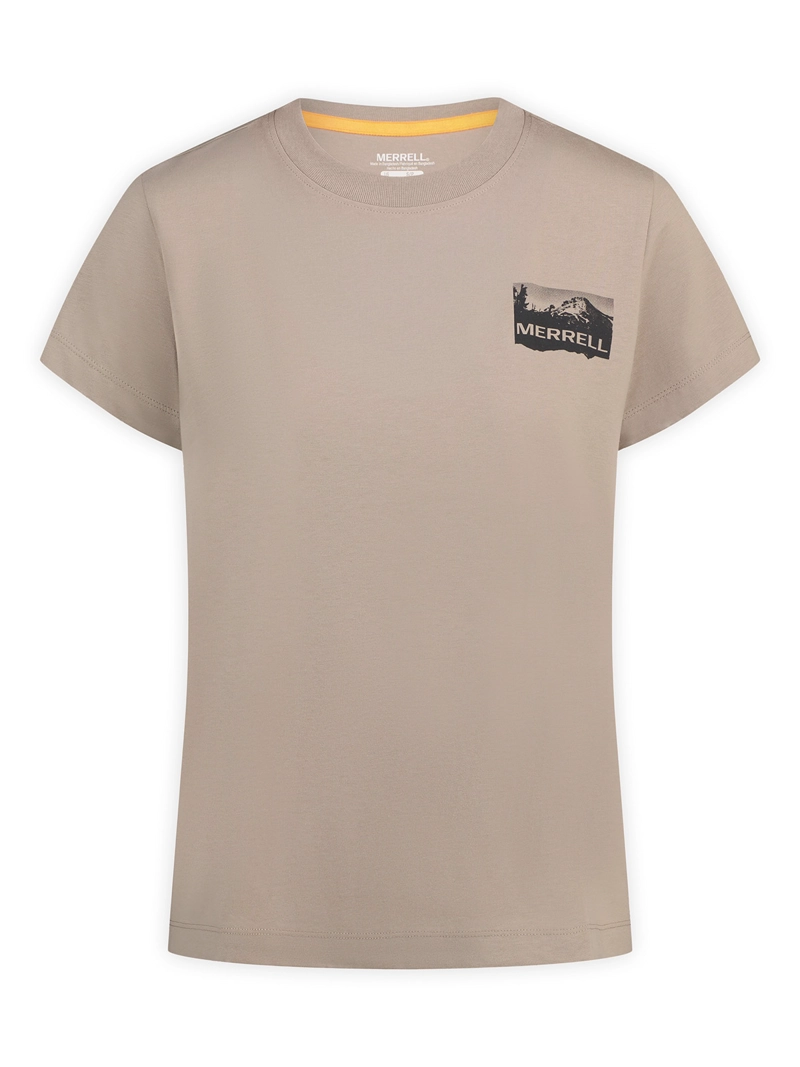POLERA MC MUJER ADVENTURE BEGINS TEE CAFE MERRELL - 1