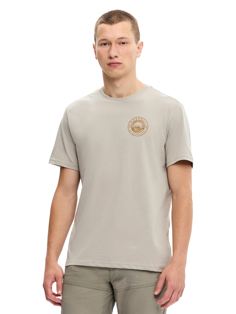 POLERA MC HOMBRE SHADOWPINE GRAPHIC T GRIS MERRELL - 1