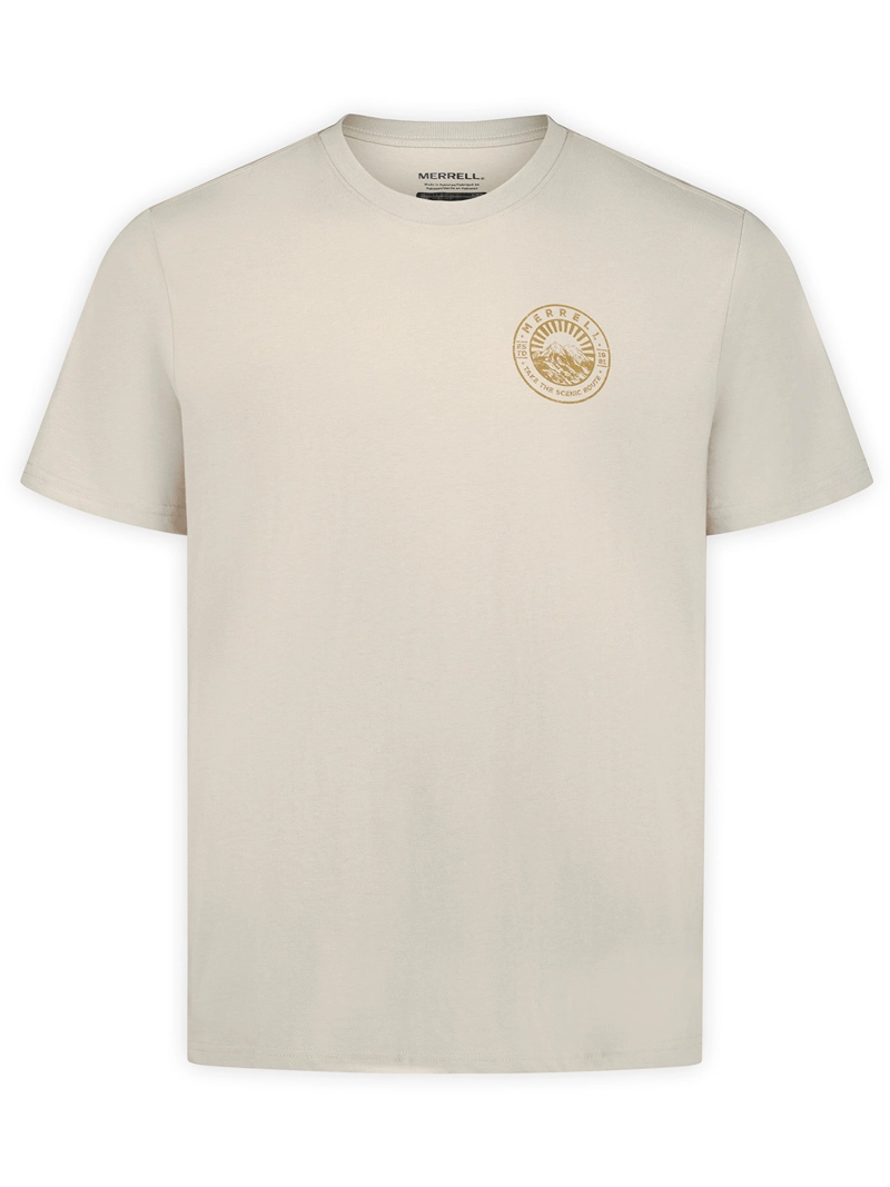 POLERA MC HOMBRE SHADOWPINE GRAPHIC T GRIS MERRELL - 7