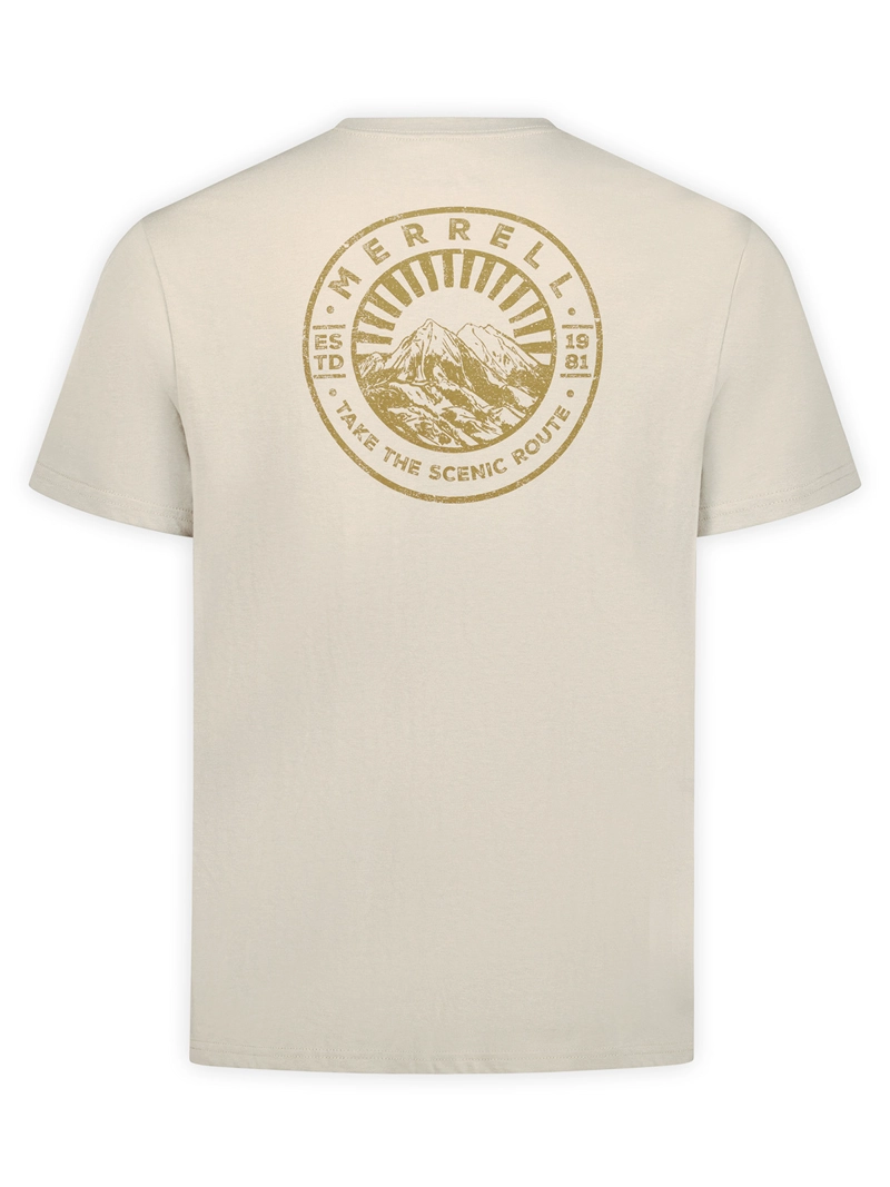 POLERA MC HOMBRE SHADOWPINE GRAPHIC T GRIS MERRELL - 8