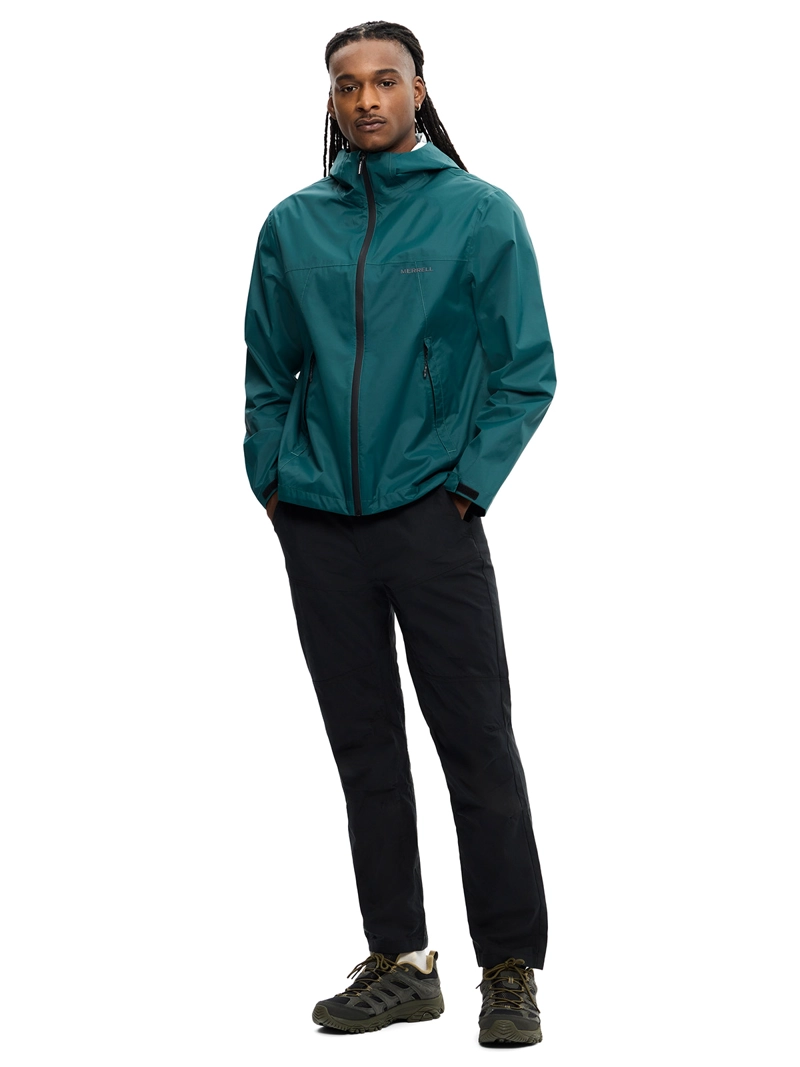 IMPERMEABLE HOMBRE MFALLONSEAM S VERDE PETROLEO MERRELL - 5