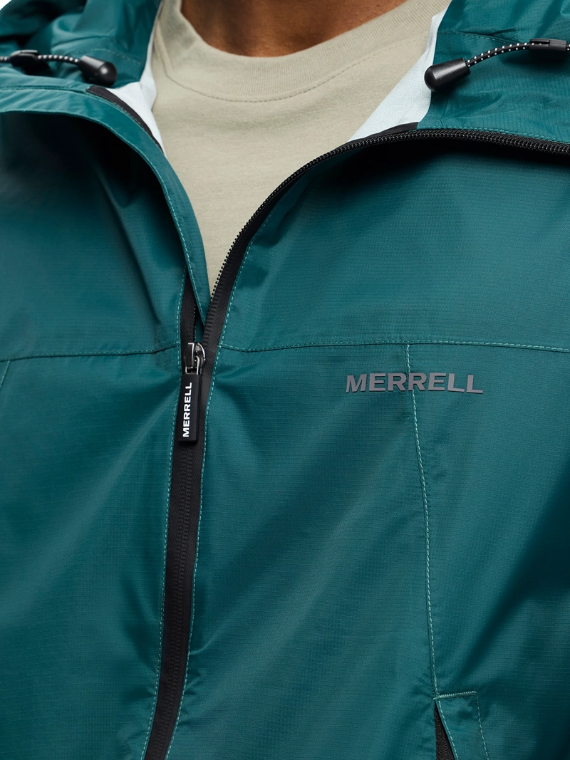 IMPERMEABLE HOMBRE MFALLONSEAM S VERDE PETROLEO MERRELL - 6