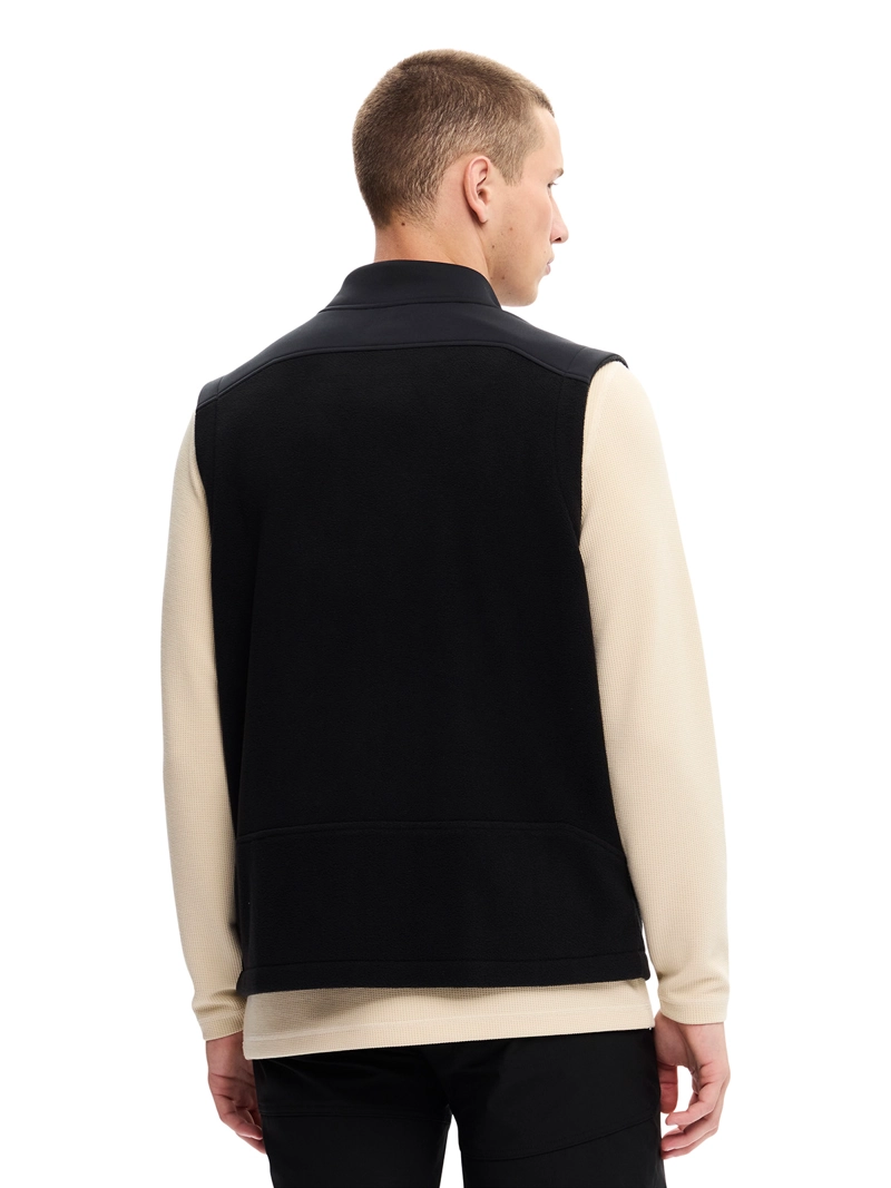 POLAR HOMBRE SPRUCE FULL ZIP VEST NEGRO MERRELL - 4