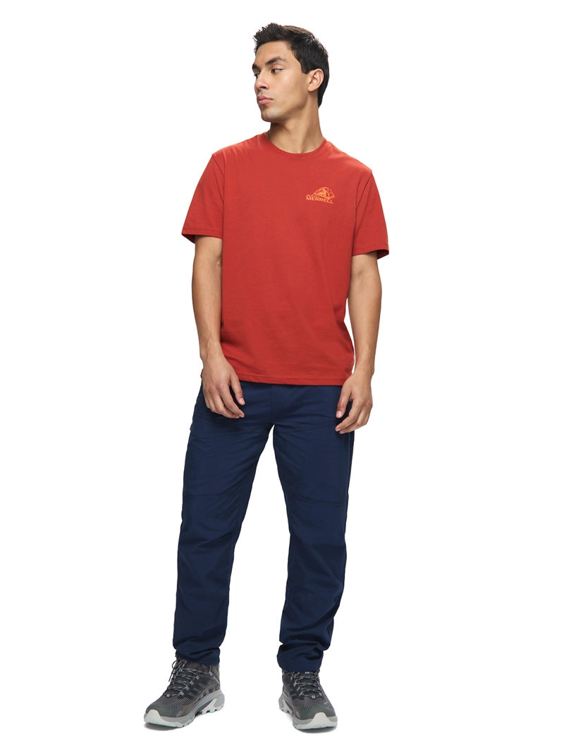 POLERA MC HOMBRE CINDERPEAK GRAPHIC T ROJO MERRELL - 5