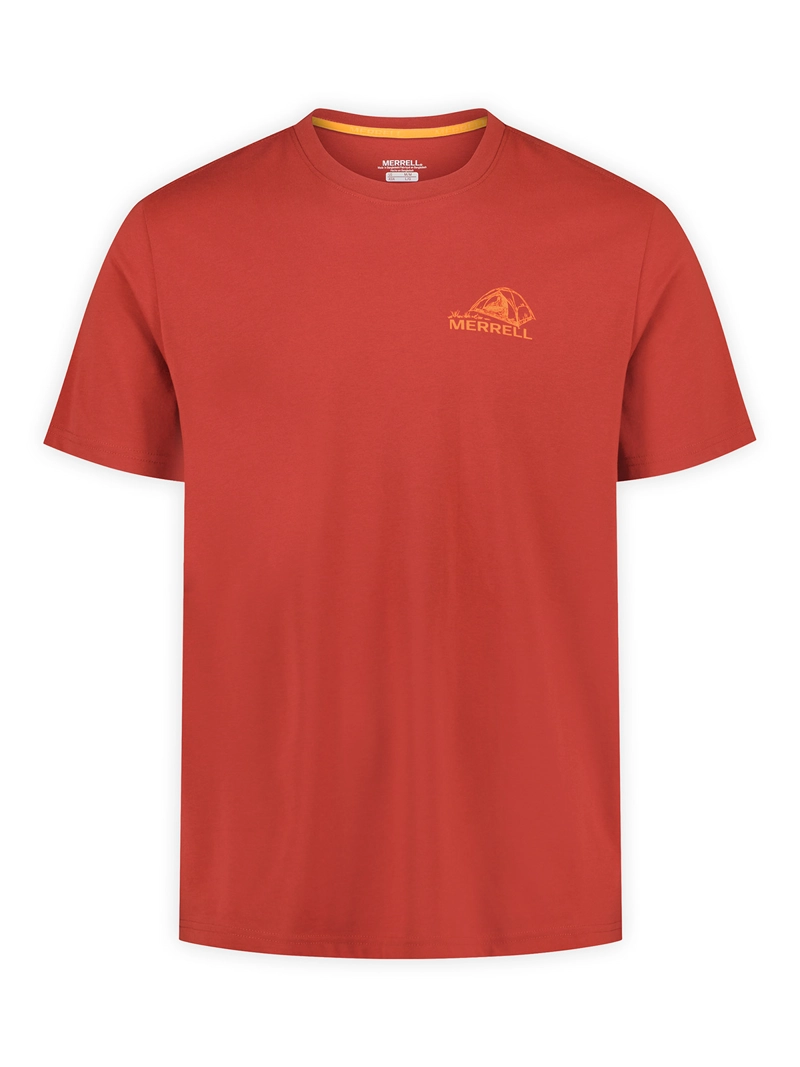 POLERA MC HOMBRE CINDERPEAK GRAPHIC T ROJO MERRELL - 7