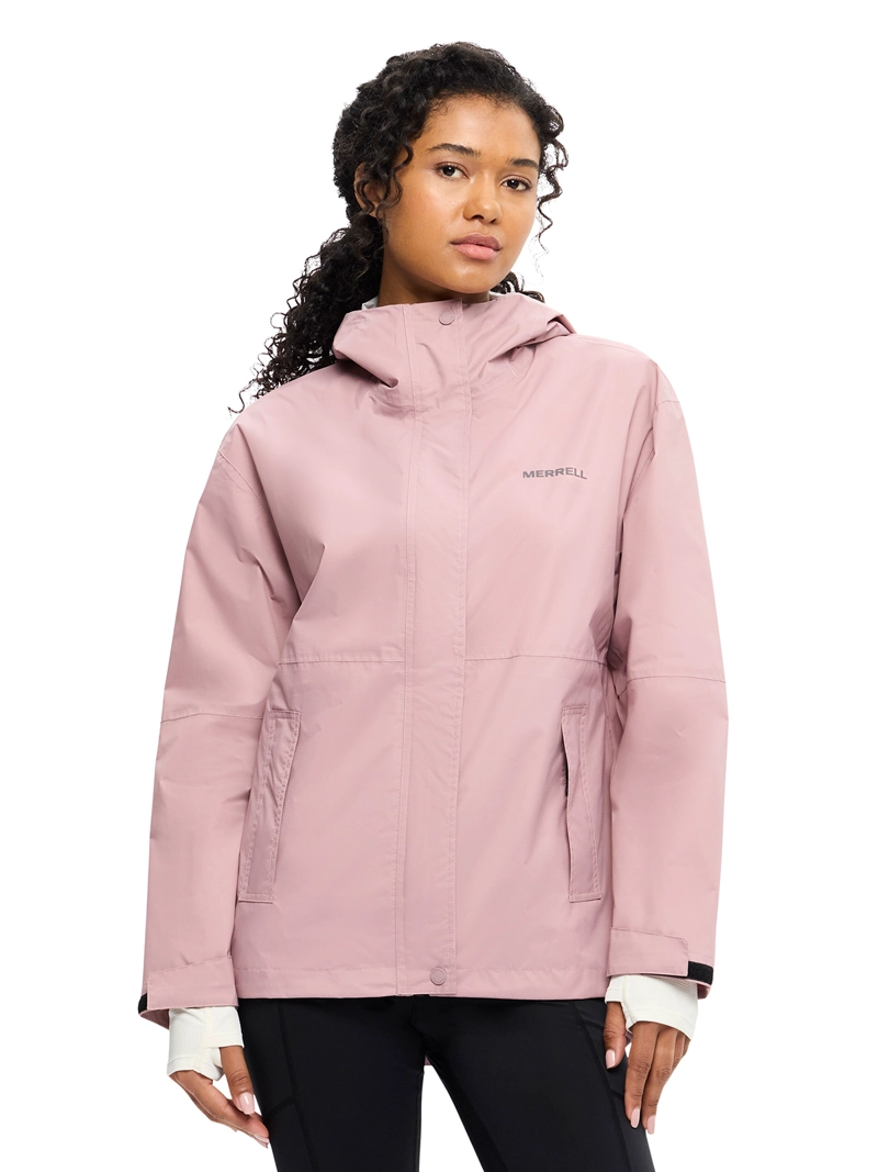 IMPERMEABLE MUJER FALLON PALO ROSA MERRELL - 1