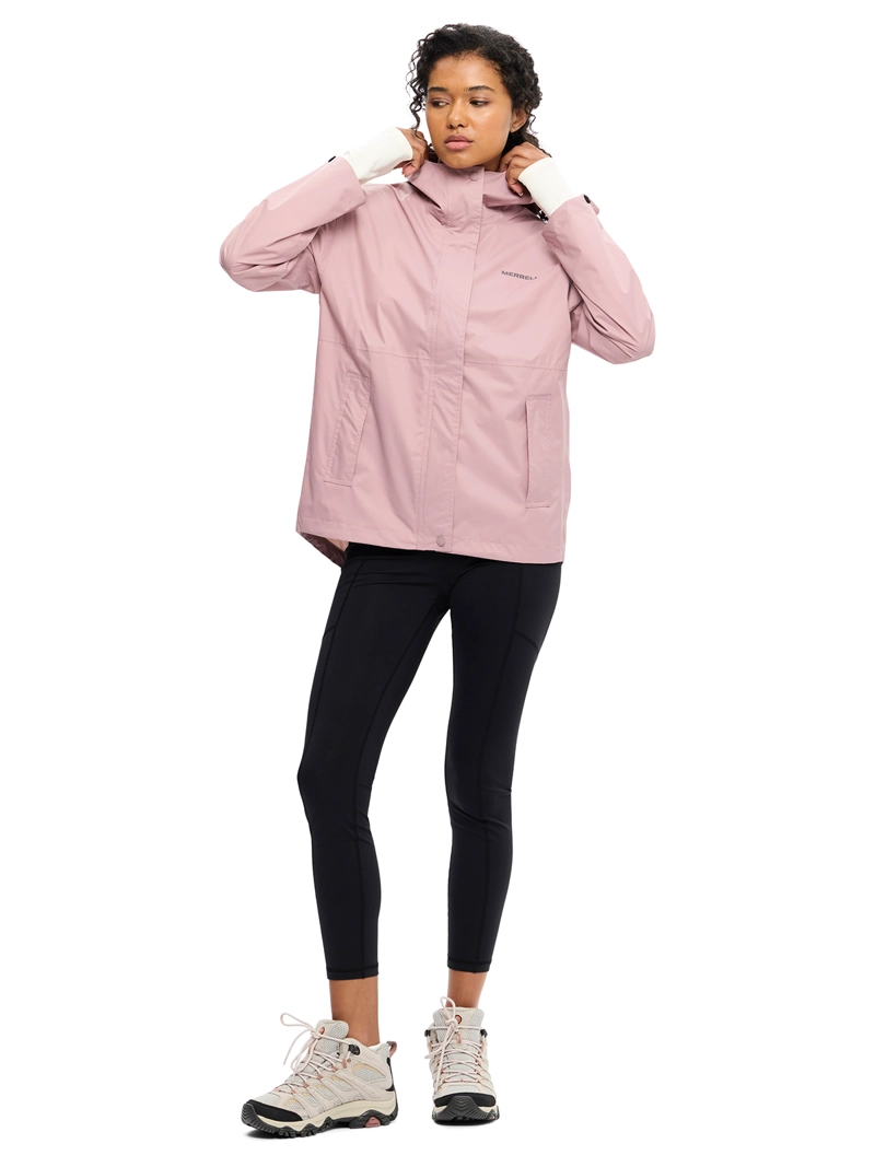IMPERMEABLE MUJER FALLON PALO ROSA MERRELL - 5